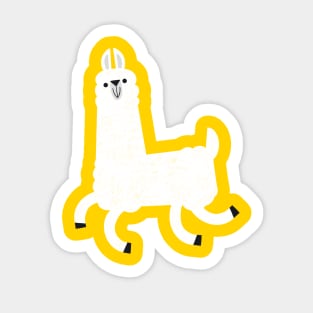 Friendly Lama Sticker